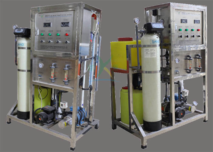 Sea Water Desalination System / 100LPH High Salty RO Brackish Water Purification Plants